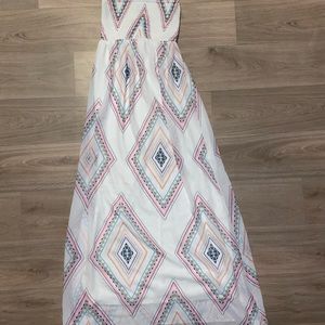 Old navy strapless  maxi summer dress 2